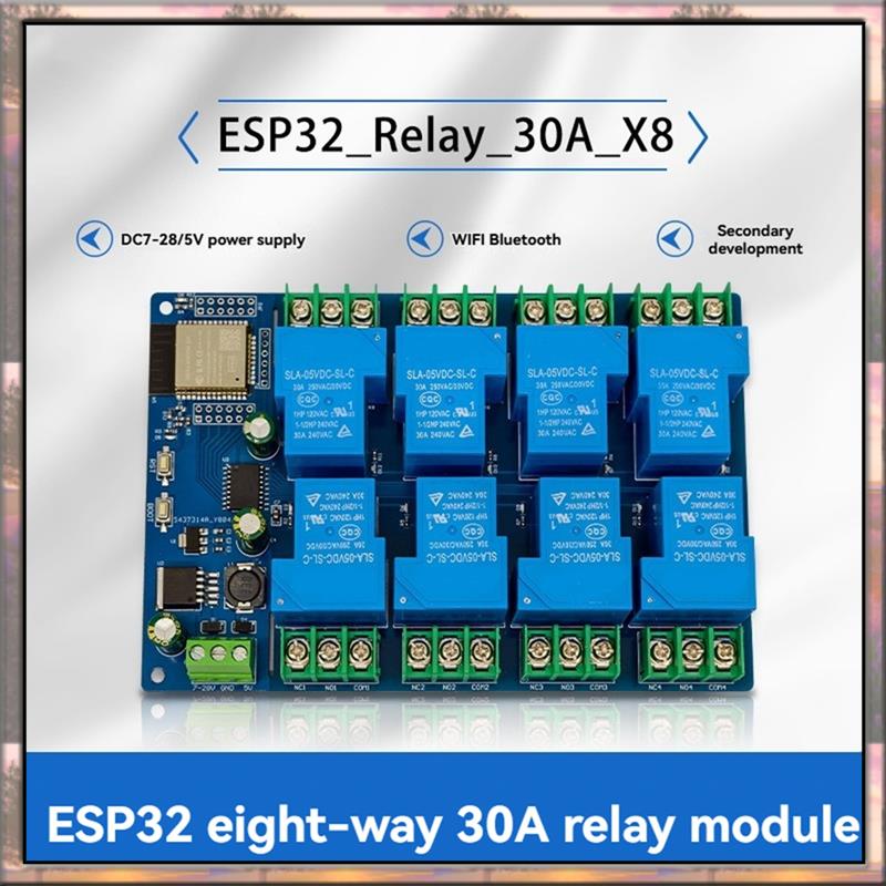 Esp32 Wifi Bluetooth Module - BAAZ Módulo de relé de 8