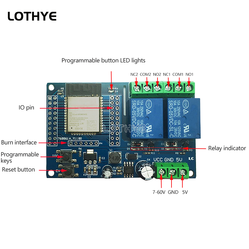 Módulo de Relé Wifi y Bluetoot - Esp32 Uart Module reseña y precio