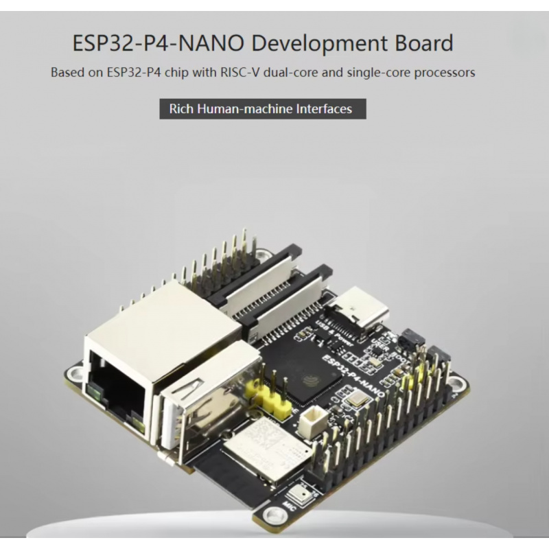 ESP32-P4-NANO ESP32-P4 MCU RIS - Esp32 P4 reseña y precio