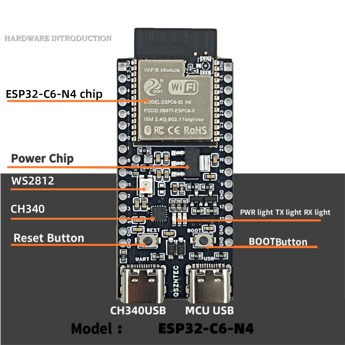 ESP32-C6-DevKitC-1 Placa centr - Esp32 S2 reseña y precio