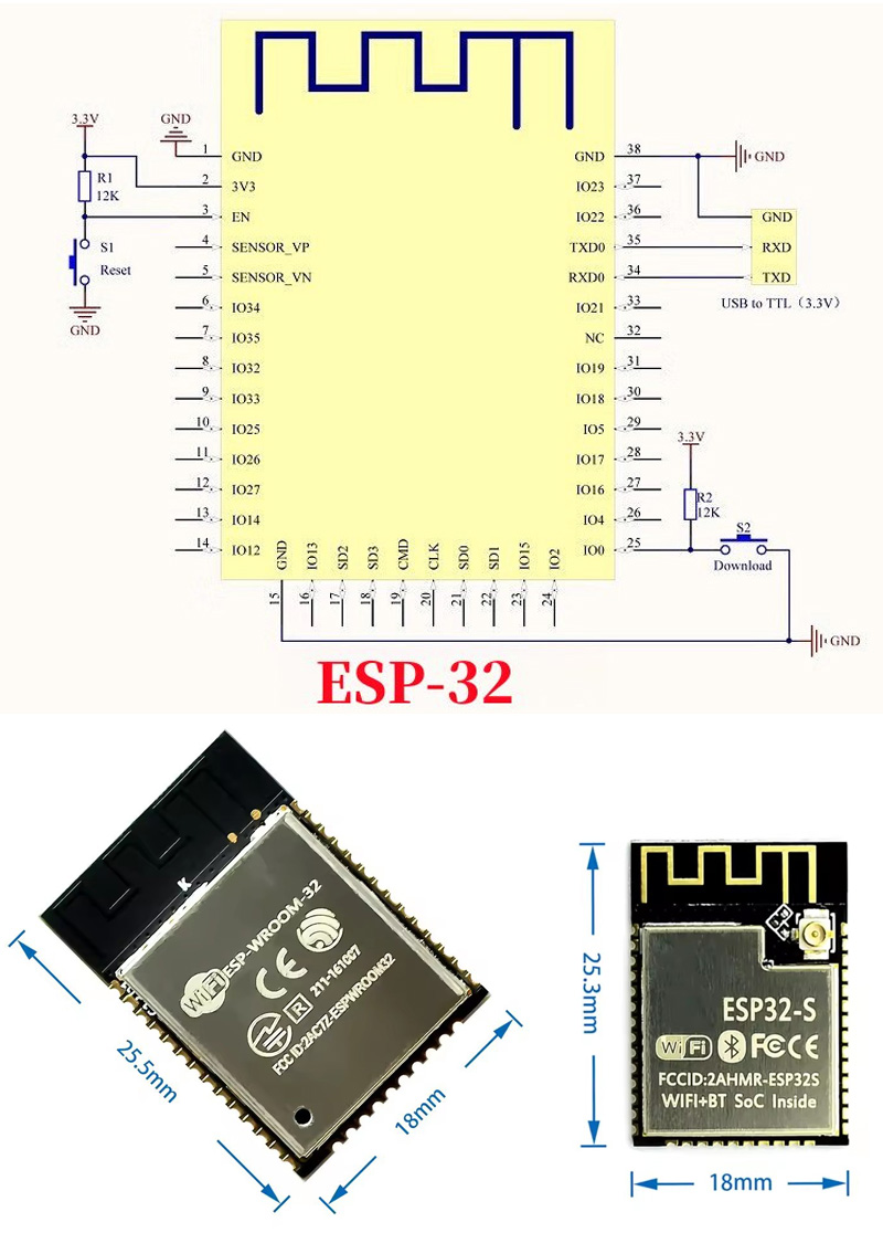 Módulo WiFi Bluetooth Inalámbr - Esp32 Wifi Bluetooth Module reseña y precio